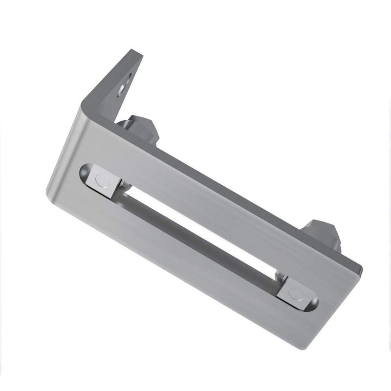 JUBEST Barn Door Floor Guide - Stainless Steel Adjustable Roller Wall Mounted Floor Guide for Door Thick Up to 2 1/8 inches, Flush Bottom Design, Smoothly and Quietly,Set of 2 - Image 5